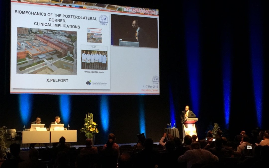 Participación al 17th Congreso de la ESSKA  (European Society of Knee Surgery, Sports Traumatology & Arthroscopy)